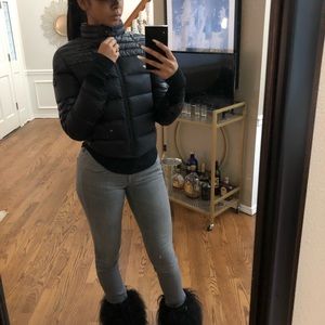 Moncler Monpazier Black Down Coat girls size 12A